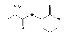 DL-丙氨酰-DL-亮氨酸结构式_1999-42-4结构式