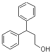 3,3-二苯基丙醇结构式_20017-67-8结构式