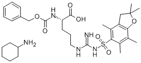 Z-Arg(Pbf)-OH 环己胺结构式_200190-89-2结构式