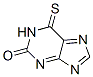 1,3,6,9-四氢-6-硫休氧基-2H-嘌呤-2-酮结构式_2002-59-7结构式