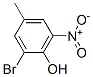 2-溴-4-甲基-6-硝基苯酚结构式_20039-91-2结构式