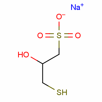 2-羟基-3-巯基丙烷磺酸钠结构式_20055-98-5结构式