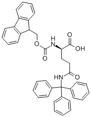 N-Fmoc-N-三苯甲基-D-谷氨酰胺结构式_200623-62-7结构式