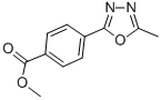 4-(5-甲基-1,3,4-噁二唑-2-基)苯甲酸甲酯结构式_201050-72-8结构式