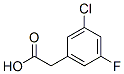 3-氯-5-氟苯乙酸结构式_202001-00-1结构式