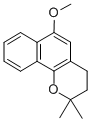 6-甲氧基-2,2-二甲基-3,4-二氢-2H-苯并[h]色烯结构式_20213-26-7结构式