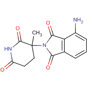 4-氨基-2-(3-甲基-2,6-二氧代-哌啶-3-基)-异吲哚-1,3-二酮结构式_202271-87-2结构式