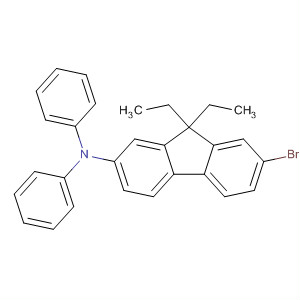 7-Bromo-9,9-diethyl-n,n-diphenyl-9h-fluoren-2-amine Structure,202831-64-9Structure