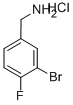 3-溴-4-氟苯甲胺 盐酸盐结构式_202865-68-7结构式