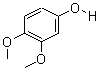 3,4-二甲氧基苯酚结构式_2033-89-8结构式