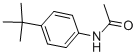 N1-[4-(叔丁基)苯基]乙酰胺结构式_20330-45-4结构式