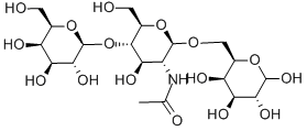 己糖吡喃糖苷-(1->4)-2-乙酰氨基-2-脱氧己糖吡喃糖苷-(1->6)吡喃己糖结构式_20331-45-7结构式