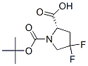 N-Boc-4,4-二氟-L-脯氨酸结构式_203866-15-3结构式