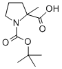 Boc-α-Me-DL-Pro-OH结构式_203869-80-1结构式