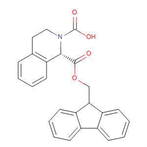 (1S)-2-[(9H-芴-9-基甲氧基)羰基]-1,2,3,4-四氢-1-异喹啉羧酸结构式_204317-99-7结构式