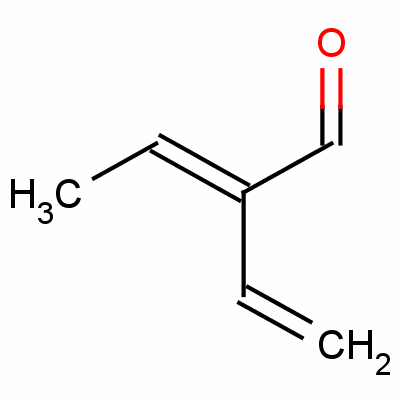 2-乙烯基-2-丁醛结构式_20521-42-0结构式