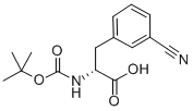 叔丁氧羰基-D-3-氰基苯丙氨酸结构式_205445-56-3结构式