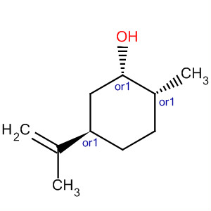 (1s,2r,5r)-2-甲基-5-异丙烯基环己醇结构式_20549-48-8结构式