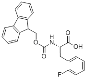FMOC-L-2-氟苯丙氨酸结构式_205526-26-7结构式