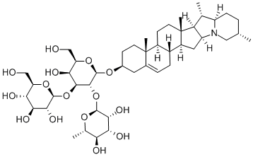 α-茄啶(马铃薯新芽)结构式_20562-02-1结构式