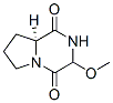 (8aS)-(9CI)-六氢-3-甲氧基吡咯并[1,2-a]吡嗪-1,4-二酮结构式_205875-06-5结构式