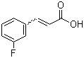 3-Fluorocinnamic acid Structure,20595-30-6Structure