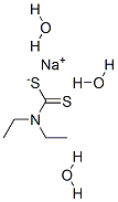 二乙基二硫代氨基甲酸钠(三水)结构式_20624-25-3结构式