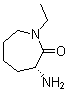 (R)-3-氨基-1-乙基氮杂环庚烷-2-酮结构式_206434-44-8结构式