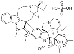 硫酸长春新碱结构式_2068-78-2结构式