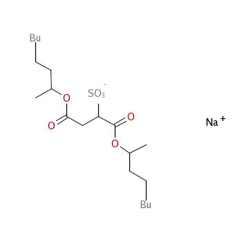 Sodium 1,4-bis(1-methylheptyl) 2-sulphonatosuccinate Structure,20727-33-7Structure