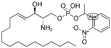 (2S,3R,4E)-2-氨基-3-羟基-4-十八碳烯-1-基二[1-(2-硝基苯基)乙基]磷酸酯结构式_207516-11-8结构式
