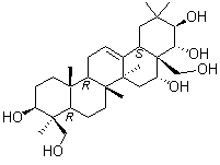 原七叶皂苷元对照品结构式_20853-07-0结构式