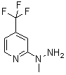 2-(1-Methylhydrazino)-4-(Trifluoromethyl)pyridine Structure,208720-09-6Structure
