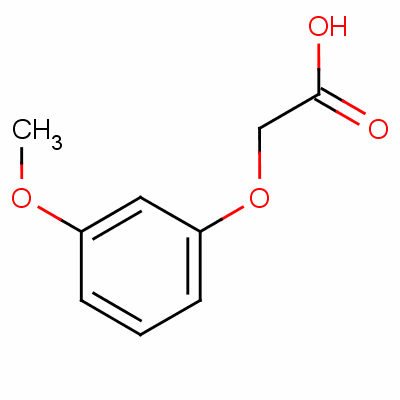 3-Methoxyphenoxyacetic acid Structure,2088-24-6Structure