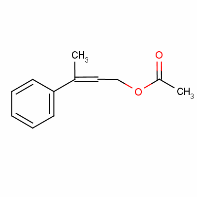 3-苯基-2-丁烯基乙酸酯结构式_20883-16-3结构式