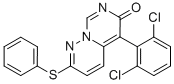 5-(2,6-二氯苯基)-2-苯磺酰基吡啶[6,1-f]嘧啶-6-酮结构式_209409-98-3结构式