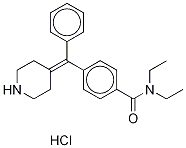 N,N-二乙基-4-(苯基-4-哌啶基甲基)苯甲酰胺盐酸盐结构式_209808-47-9结构式