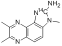 2-氨基-3,7,8-三甲基-3H-咪唑并[4,5-f]喹噁啉-2-14c结构式_210100-53-1结构式