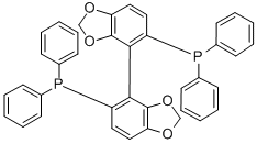 (S)-(-)-5,5-双(二苯基磷)-4,4-二-1,3-苯并二氧结构式_210169-54-3结构式