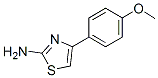 4-(4-甲氧基苯基)-1,3-噻唑-2-胺结构式_2104-04-3结构式