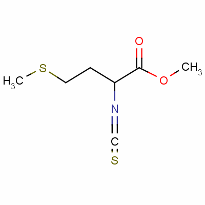 l-2-异硫代氰酰基-4-(甲基硫代)丁酸甲酯结构式_21055-47-0结构式
