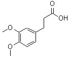 3,4-二甲氧基苯丙酸结构式_2107-70-2结构式