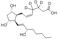 (5Z,8beta,9alpha,11alpha,13E,15R)-9,11,15-三羟基(3,3,4,4-<sup>2</sup>H<sub>4</sub>)前列腺-5,13-二烯-1-酸结构式_211105-40-7结构式