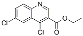 4,6-二氯-3-喹啉羧酸乙酯结构式_21168-41-2结构式