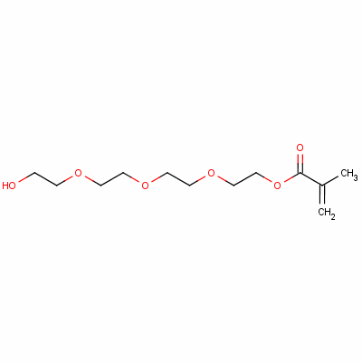 2-[2-[2-(2-羟基乙氧基)乙氧基]乙氧基]乙基 甲基丙烯酸酯结构式_21217-75-4结构式