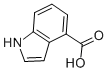 吲哚-4-羧酸结构式_2124-55-2结构式