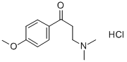 3-(二甲基氨基)-1-(4-甲氧基苯基)-1-丙酮盐酸盐结构式_2125-49-7结构式
