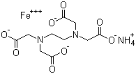 乙二胺四乙酸铁铵结构式_21265-50-9结构式