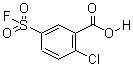 2-氯-5-(氟磺酰基)苯甲酸结构式_21346-66-7结构式