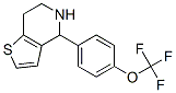 4-[4-(三氟甲氧基)苯基]-4,5,6,7-四氢噻吩并[3,2-c]吡啶结构式_213462-18-1结构式